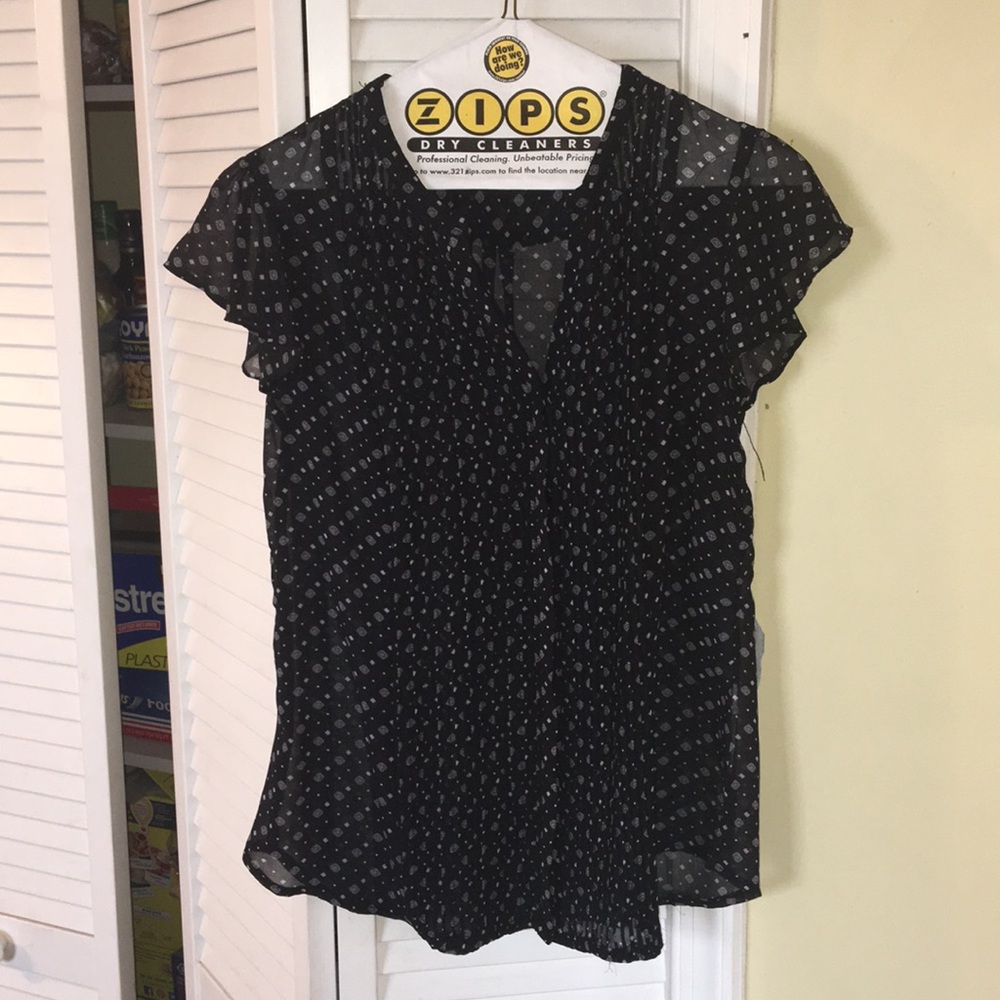 Patterned button down shirt